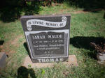 THOMAS Sarah Maude 1916-1990