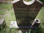 THERON Thomas 1938-1987 & Mercy 1939-1994