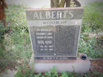 ALBERTS Roland 1937-1987