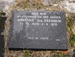 ANDERSON Johanna nee TREDOUX 1929-1970