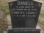 DANIËLS John D.F. 1939-1990