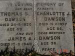 DAWSON Thomas S. -1930 & Charlotte J. -1957 :: DAWSON James A. -1940