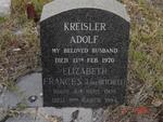 KREISLER Adolf -1970 & Elizabeth Frances  MITCHELL 1905-1994