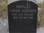KREISLER Werner Alexander 1935-1990