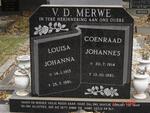MERWE Coenraad Johannes, van der 1914-1981 & Louisa Johanna 1915-1981