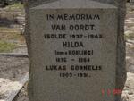 OORDT Isolde, van 1937-1949 :: VAN OORDT Hilda nee KOHLING 1896-1964 :: VAN OORDT Lukas Cornelis 1903-1991