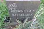BARKHUIZEN Petronella F. 1892-1943