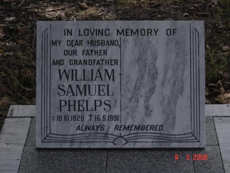 PHELPS William Samuel 1928-1991
