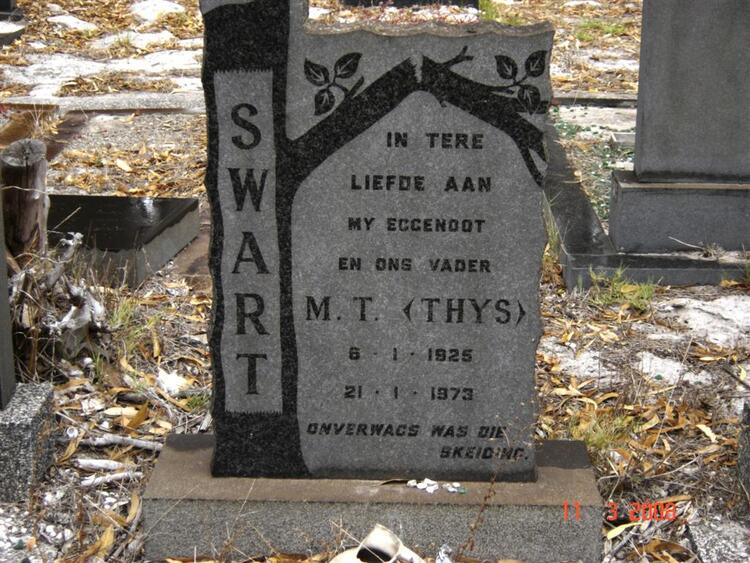 SWART M.T 1925-1973