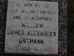 UNTHANK William James Alexander 1932-1997