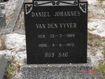 VYVER Daniel Johannes, van den 1905-1972