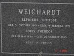 WEICHARDT Louis Theodore 1894-1985 &  Elfriede Therese  1901-1978