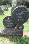 RENSBURG Renier, J. van 1940-1993 & Driekie 1936-2012