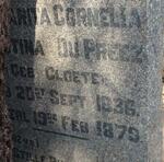PREEZ Margarita Cornelia Christina, du nee CLOETE 1836-1879