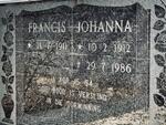 NORTJE Francis 1911- & Johanna 1912-1986
