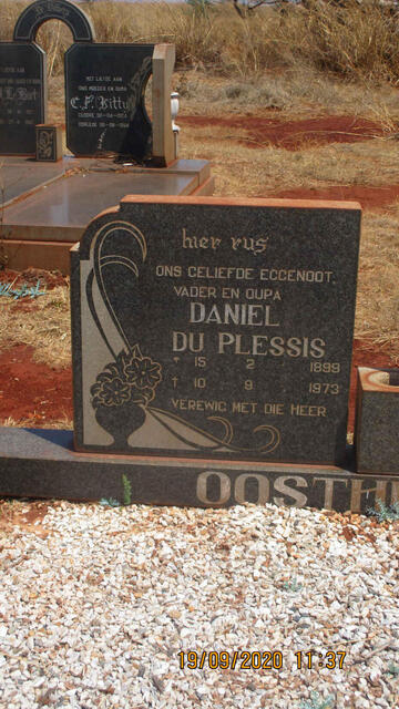 OOSTHUYSEN Daniel du Plessis 1899-1973 & Emily Kathleen 1907-2000