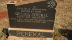SENEKAL Gert 1894-1962 & Grietha 1900-1976