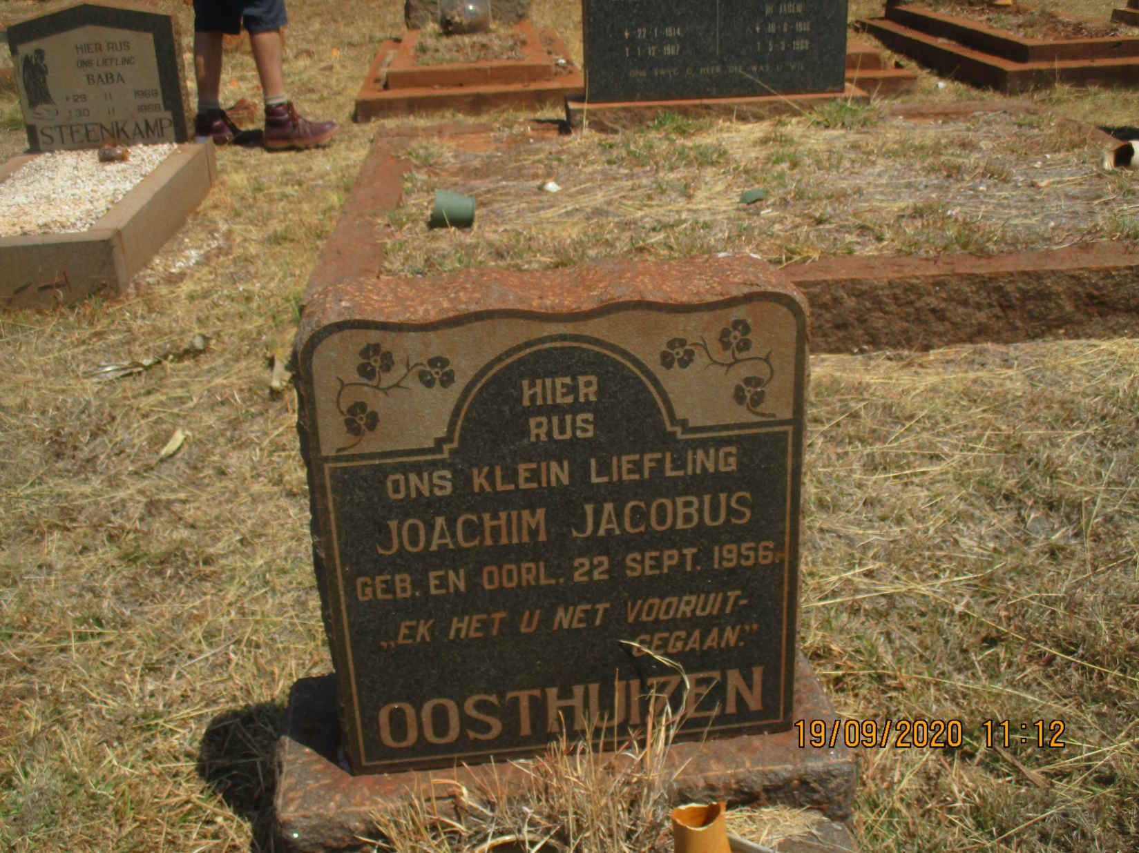 OOSTHUIZEN Joachim Jacobus 1956-1956