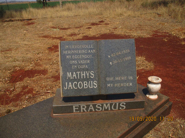 ERASMUS Mathys Jacobus 1935-1998