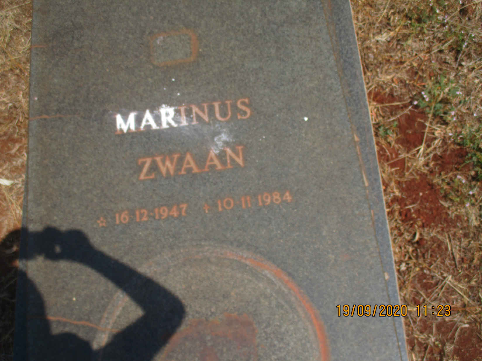 ZWAAN Marinus 1947-1984