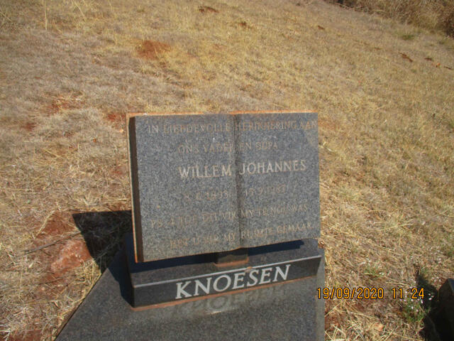KNOESEN Willem Johannes 1893-1987