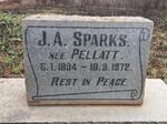SPARKS J.A nee PELLATT 1894-1972