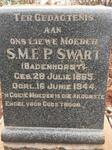 SWART S.M.F.P. nee BADENHORST 1865-1944