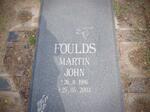 FOULDS Martin John 1986-2004