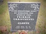 CLOETE Frikkie Christoffel 1938-2000