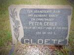 CLOETE Peter Geret 1871-1956