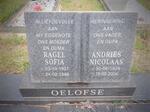 OELOFSE Andries Nicolaas 1924-2004 & Ragel Sofia 1927-1998