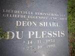 PLESSIS Deon Sharl, du 1958-1998