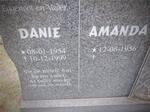 ? Danie 1954-1999 & Amanda 1956-