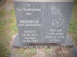 WALT Rachelia, van der nee SCHOOMBIE 1910-1997