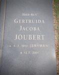 JOUBERT Gertruida Jacoba nee SNYMAN 1912-2001