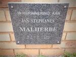 MALHERBE Jan Stephanus 1934-2001