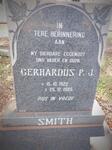 SMITH Gerhardus P.J. 1922-1985