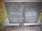 WIESE Walter 1942-2006 & Dirkie Aletta 1942-