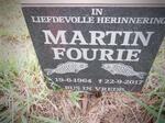 FOURIE Martin 1964-2017