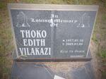 VILAKAZI Thoko Edith 1957-2009