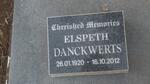 DANCKWERTS Elspeth 1920-2012