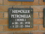 NIEMOLLER Petronella 1938-2016