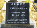 AURET Hendrik Andries 1919-2000