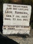 FERREIRA Leon 1937-1937