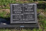 SASS Sophia Magdalene 1929-1997 :: SASS Carmeline 1971-1999