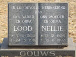GOUWS Lood 1920-1991 & Nellie 1925-1992