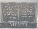 MEYER Ammarentia A.M. 1942-1990