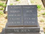 VILJOEN Herman 1938-1992 & Irene 1940-2012