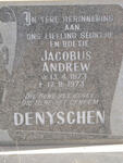 DENYSCHEN Jacobus Andrew 1973-1973