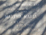? Martha Maria 1911-1988
